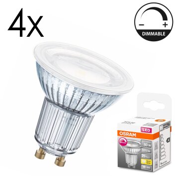 LED GU10 4er Set 7,9 Watt 2700 Kelvin 650 Lumen