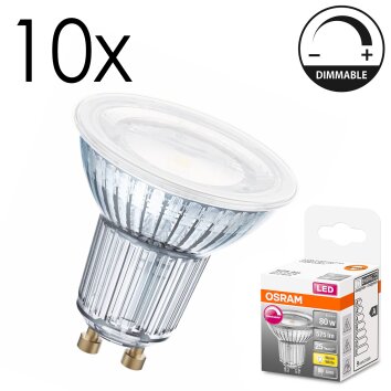 LED GU10 10er Set 7,9 Watt 2700 Kelvin 650 Lumen LED GU10 10er Set 7,9 Watt 2700 Kelvin 650 Lumen