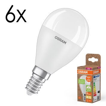 LED E14 6er Set 7,5 Watt 2700 Kelvin 806 Lumen