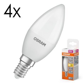 LED E14 4er Set 2,8 Watt 2700 Kelvin 245 Lumen LED E14 4er Set 2,8 Watt 2700 Kelvin 245 Lumen