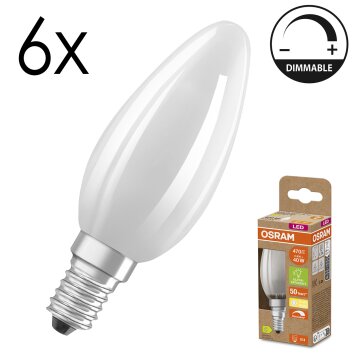 LED E14 6er Set 2,9 Watt 2700 Kelvin 470 Lumen LED E14 6er Set 2,9 Watt 2700 Kelvin 470 Lumen
