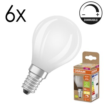 LED E14 6er Set 2,9 Watt 2700 Kelvin 470 Lumen LED E14 6er Set 2,9 Watt 2700 Kelvin 470 Lumen