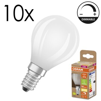 LED E14 10er Set 2,9 Watt 2700 Kelvin 470 Lumen LED E14 10er Set 2,9 Watt 2700 Kelvin 470 Lumen