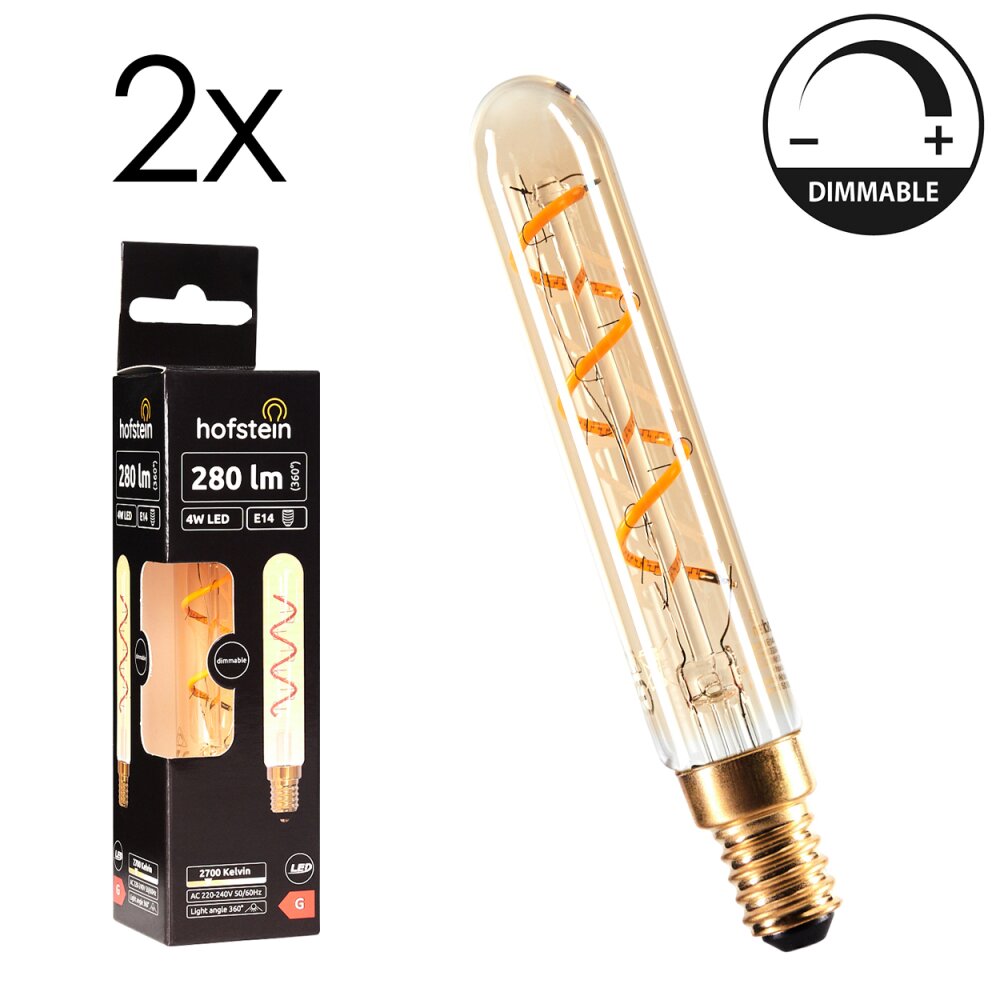 LED E14 2er Set 4 Watt 2700 Kelvin 280 Lumen main product photo