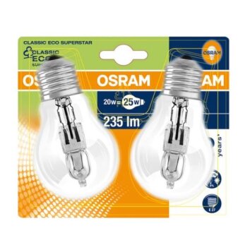 OSRAM 2er Set E27 20W 2700 Kelvin 235 Lumen OSRAM 2er Set E27 20W 2700 Kelvin 235 Lumen