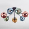 Ripoll Deckenleuchte Glas 15 cm Blau, Gold, Grün, Kupferfarben, 7-flammig