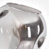 Ripoll Stehleuchte Glas 15 cm Rauchfarben, 3-flammig