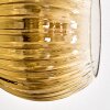 Koyoto Stehleuchte Glas 15 cm Gold, Klar, 3-flammig
