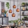 Koyoto Hängeleuchte Glas 15 cm Kupferfarben, 4-flammig