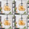 Ripoll Hängeleuchte Glas 20 cm Bernsteinfarben, 3-flammig