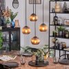 Koyoto Hängeleuchte Glas 15 cm Kupferfarben, 4-flammig