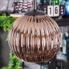 Koyoto Hängeleuchte Glas 15 cm Kupferfarben, 4-flammig