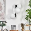 Gastor Wandleuchte Glas 15 cm Weiß, 3-flammig