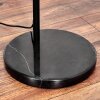 Ripoll Bogenstehlampe Glas 20 cm Schwarz, 1-flammig