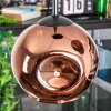 Ripoll Hängeleuchte Glas 15 cm Kupferfarben, 3-flammig