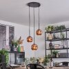 Ripoll Hängeleuchte Glas 15 cm Kupferfarben, 3-flammig