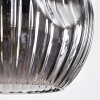 Ripoll Hängeleuchte Glas 15 cm Rauchfarben, 3-flammig