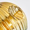 Ripoll Hängeleuchte Glas 15 cm Gold, Klar, 3-flammig