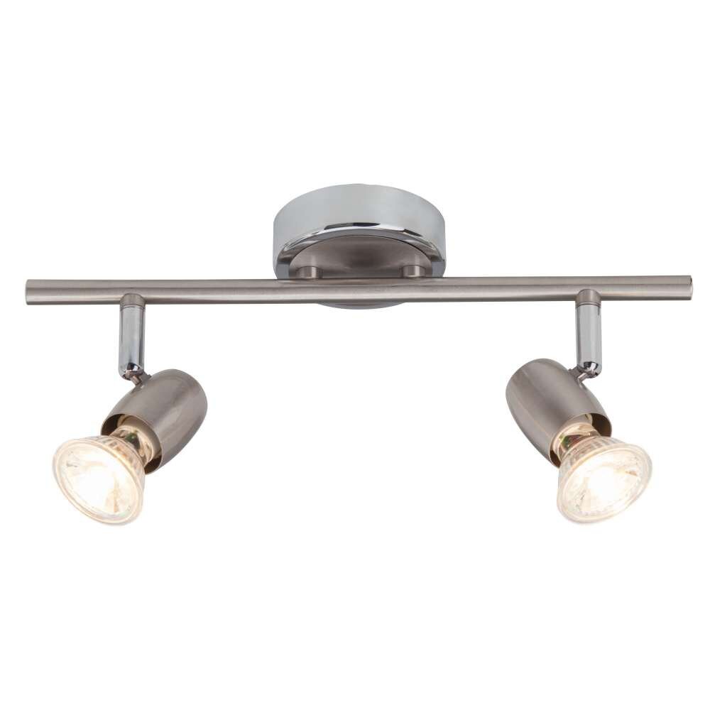 Brilliant Wesley Spotbalken LED Chrom, 2-flammig main product photo