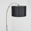 Soungou Stehleuchte 38 cm Nickel-Matt, Schwarz, 1-flammig