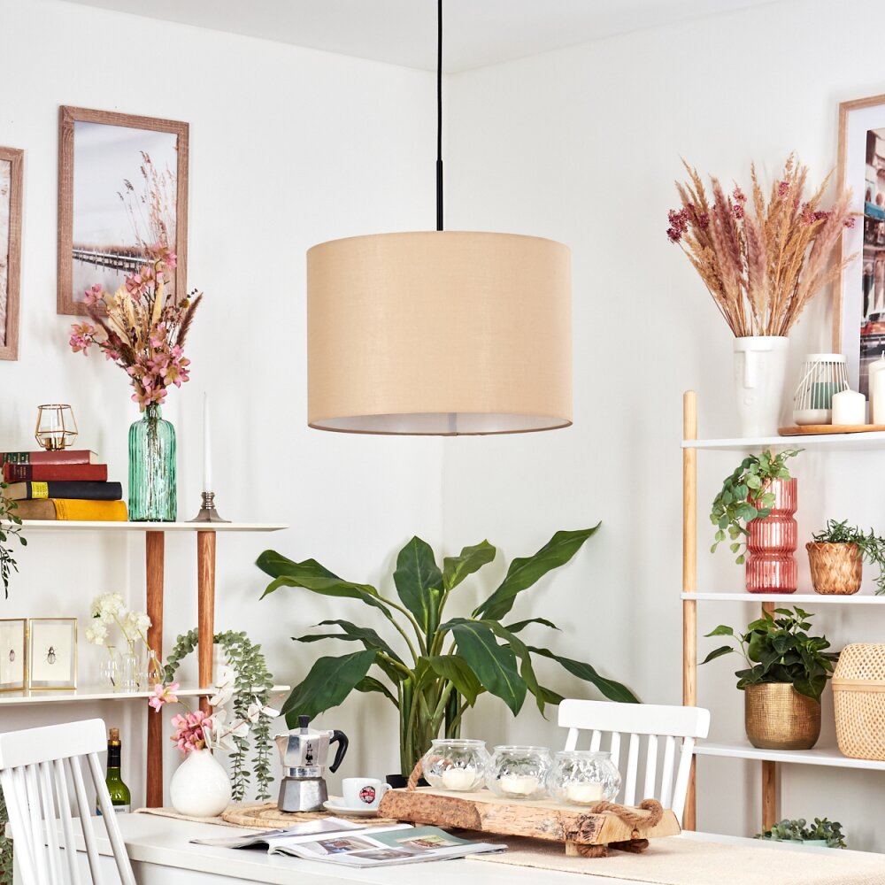 Soungou Hängeleuchte 38 cm beige, 1-flammig