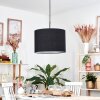 Bassagoda Hängeleuchte 40 cm Schwarz, Weiß, 1-flammig