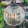Ripoll Hängeleuchte Glas 15 cm Bernsteinfarben, Klar, 3-flammig