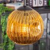 Ripoll Hängeleuchte Glas 15 cm Gold, 3-flammig