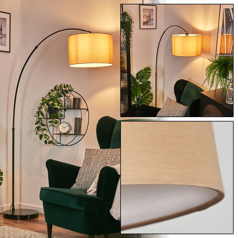 Soungou Stehleuchte 38 cm Chrom, Schwarz, 1-flammig main product photo