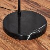 Bassagoda Stehleuchte 45 cm Chrom, Schwarz, 1-flammig