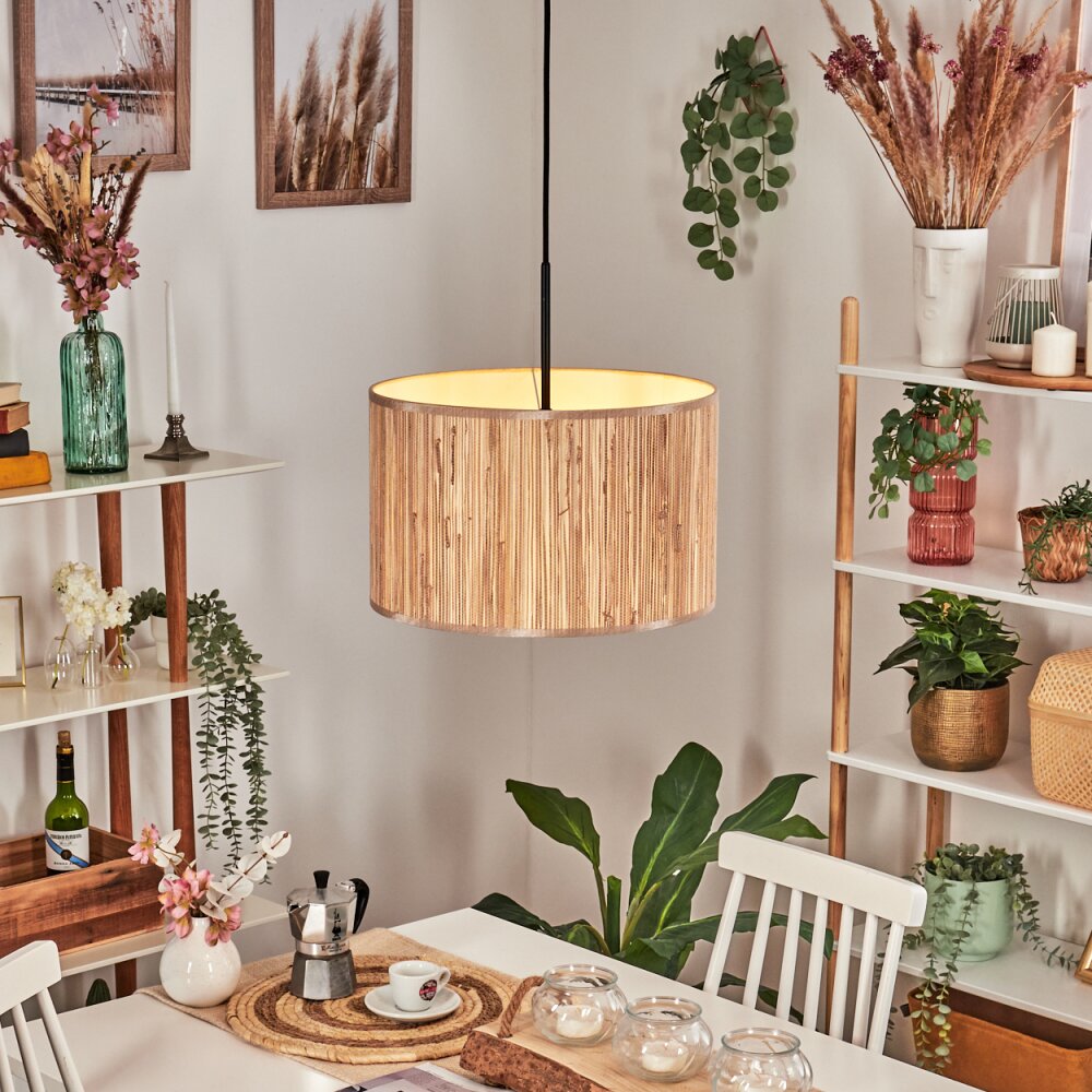 Bongal Hängeleuchte 35 cm Braun, Naturfarben, 1-flammig main product photo