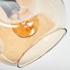 Ripoll Deckenleuchte Glas 15 cm Bernsteinfarben, 5-flammig