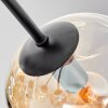 Ripoll Deckenleuchte Glas 15 cm Bernsteinfarben, 5-flammig