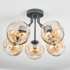 Ripoll Deckenleuchte Glas 15 cm Bernsteinfarben, 5-flammig