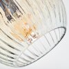 Ripoll Deckenleuchte Glas 15 cm Bernsteinfarben, Klar, 5-flammig