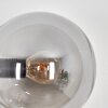 Gastor Wandleuchte Glas 15 cm Bernsteinfarben, Klar, Rauchfarben, 3-flammig
