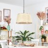 Sabadim Hängeleuchte 45 cm beige, Naturfarben, 1-flammig