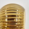Koyoto Wandleuchte Glas 15 cm Gold, 3-flammig