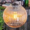 Koyoto Hängeleuchte Glas 20 cm Bernsteinfarben, 3-flammig
