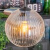 Koyoto Hängeleuchte Glas 20 cm Bernsteinfarben, Klar, 3-flammig