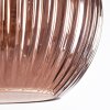 Koyoto Hängeleuchte Glas 20 cm Kupferfarben, 3-flammig