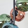 Ripoll Deckenleuchte Glas 15 cm Blau, Grün, Kupferfarben, 4-flammig