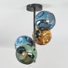 Ripoll Deckenleuchte Glas 15 cm Blau, Gold, Grün, 4-flammig