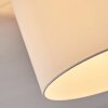 Bassagoda Deckenleuchte Glas 40 cm Weiß, 1-flammig