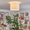 Bassagoda Deckenleuchte Glas 40 cm Weiß, 1-flammig