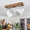 Herford  Deckenleuchte Holz dunkel, 2-flammig
