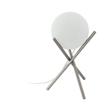 Eglo CASTELLATO Tischleuchte Nickel-Matt, 1-flammig