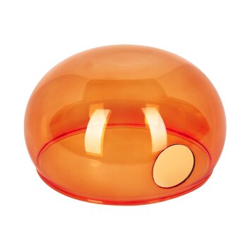 Glas-Lampenschirm Nikkala Ersatzglas 12 cm Orange