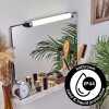 Morges Spiegelleuchte LED Chrom, Weiß, 1-flammig