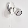 Morges Wandleuchte LED Chrom, 1-flammig
